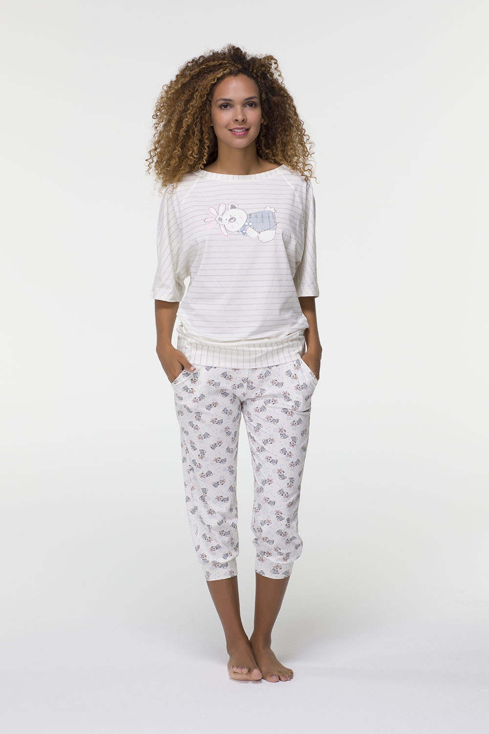 Hays Minika Kadın Penye Midi Pijama Takımı