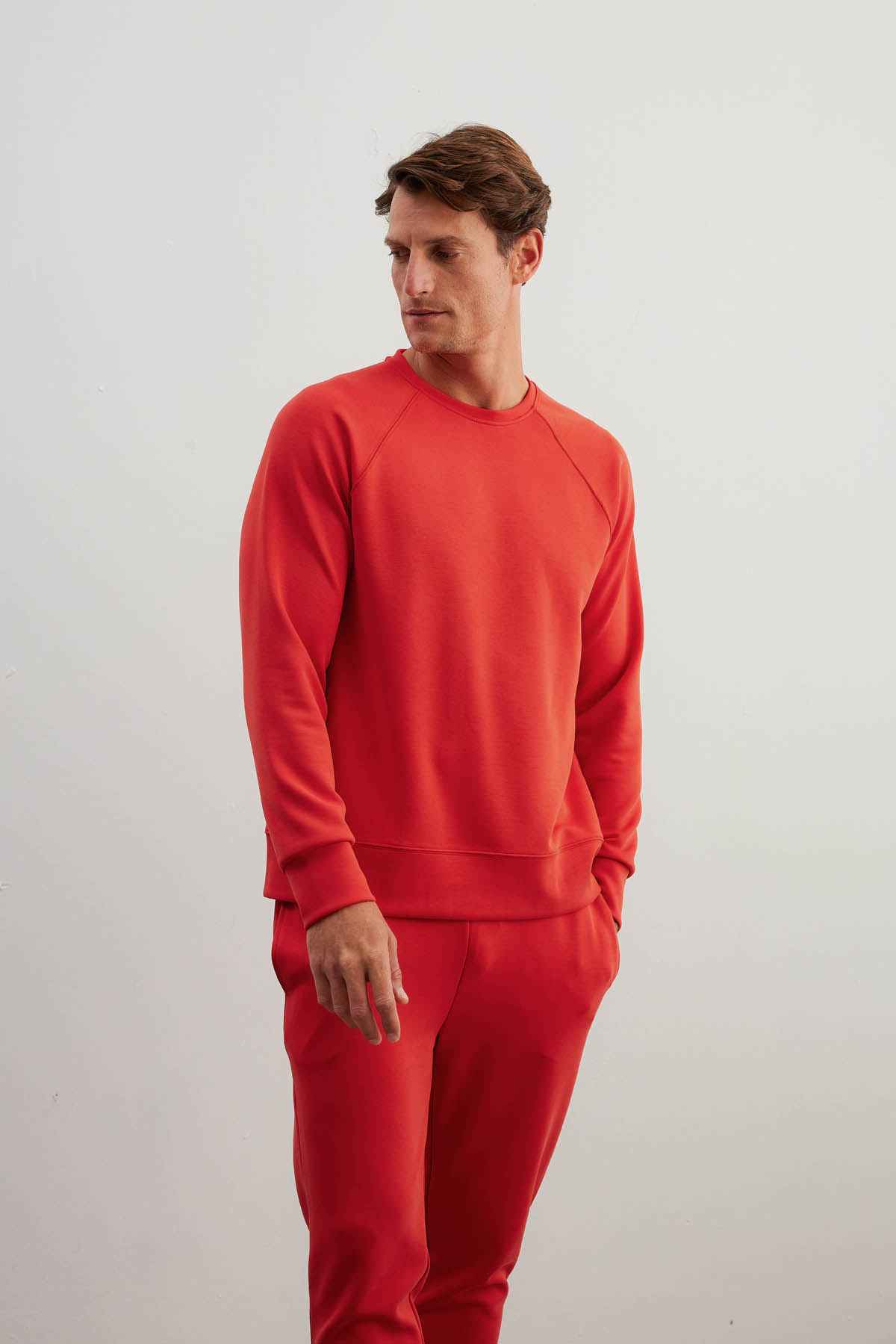 Erkek Soft Touch Reglan Kollu Sweatshirt