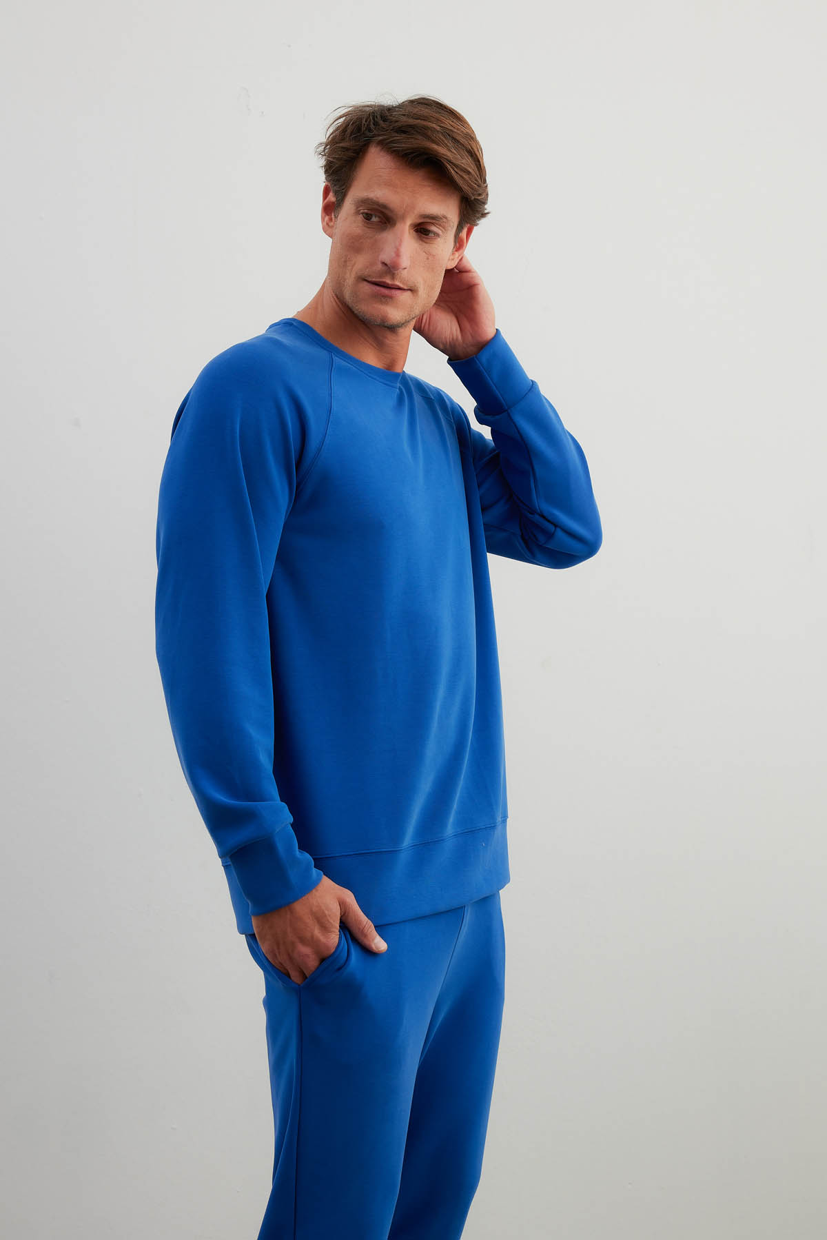 Erkek Soft Touch Reglan Kollu Sweatshirt